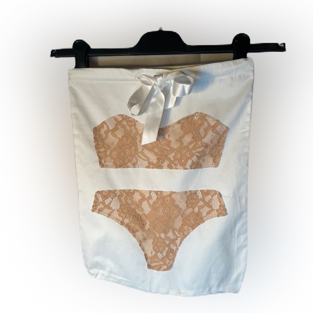 Bridal underwear bag by progestin quid 🇮🇹 NWOT